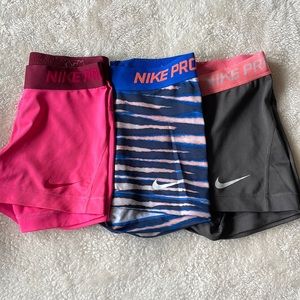 Nike Pro Shorts BUNDLE
